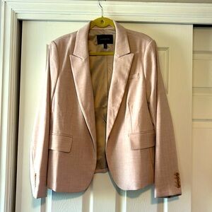 NWOT soft pink Banana Republic one button blazer